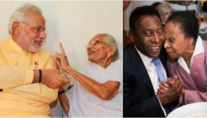 Death Defies Differences: PM Modi loses his &#039;centenarian&#039; mother same day as Pele&#039;s &#039;centenarian&#039; mother loses her son