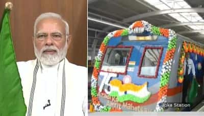 PM Narendra Modi inaugurates Joka-Taratala stretch of Kolkata Metro; See Pics