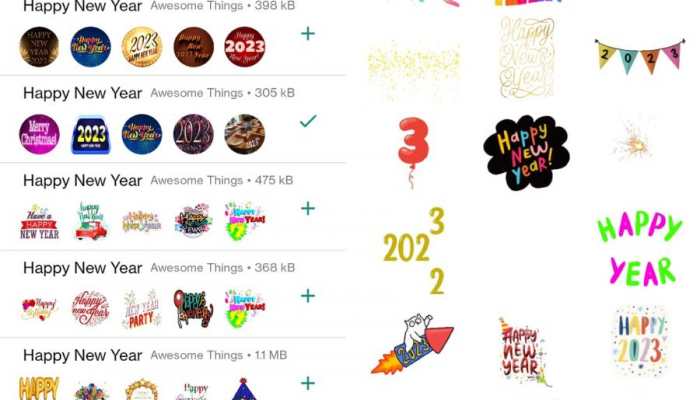 New year 2023: Check step-by-step guide to send attractive &amp; beautiful stickers on Instagram, WhatsApp