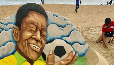 End of an era: Sudarsan Pattnaik pays homage to Pele with sand art
