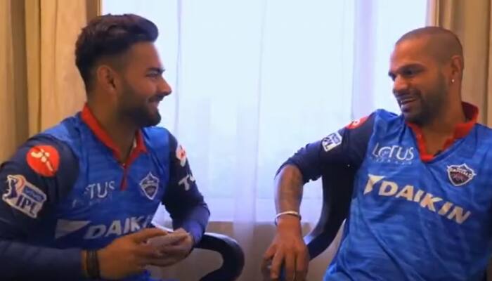 'Gaadi aaram se chalaya kar', Shikhar Dhawan's 3-year-old advice to Rishabh Pant goes viral after his car accident, Watch
