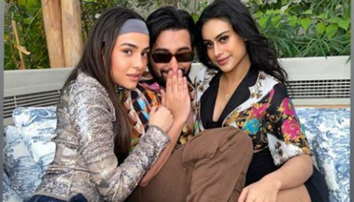 Kajol's daughter Nysa Devgan flies to Dubai with BFF Orry, poses in knotted top and thigh-high slit skirt - PICS