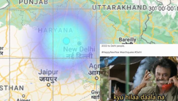 Earthquake of magnitude 3.8 hits Haryana on first day of New Year, tremors felt in Delhi-NCR; netizens react