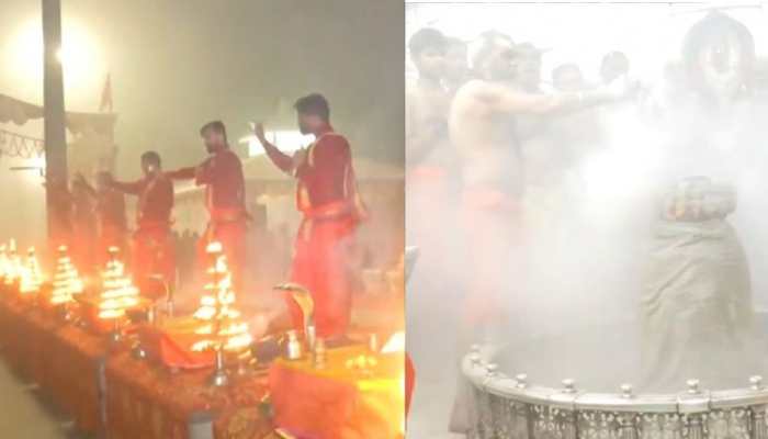 New Year: From Varanasi to Ujjain, devotees perform aarti to welcome 2023 New Year: From Varanasi to Ujjain, devotees perform aarti to welcome 2023