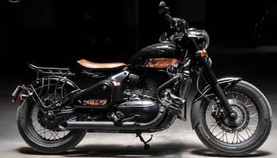 Modified Jawa Perak motorcycle with black-bronze paint scheme has CLASSIC personality