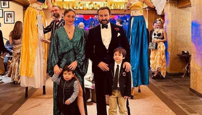 Kareena Kapoor shares her &#039;picture perfect&#039; moment with Saif Ali Khan, their sons Taimur and Jeh