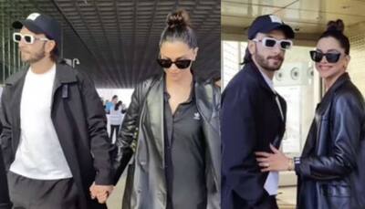 Deepika Padukone Spotted At Airport, Ranveer Singh Twins With Alia Bhatt In  Black - See Pics, News
