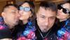 Honey Singh's girlfriend Tina Thadani plants a kiss on his cheek as he sings 'Meri jaan' for her- Watch