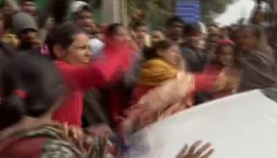 WATCH: People protest outside Sultanpuri Police station after tragic death of girl in Kanjhawala Delhi accident case