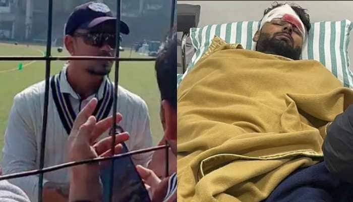 Watch: Ishan Kishan gets shocked after hearing news of Rishabh Pant&#039;s accident by fans during Ranji Trophy game - Check