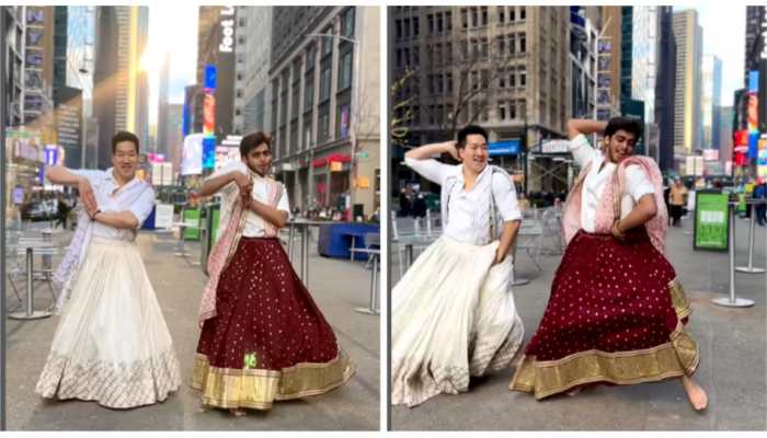 Watch: Indian YouTuber, Canadian dancer recreate 'Dola Re Dola' on New York street