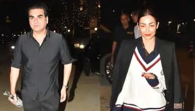 Malaika Arora dines out with ex-husband Arbaaz Khan, looks uber sexy in a sweater dress - Watch