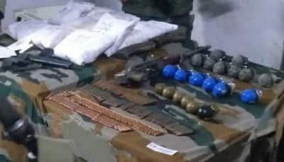Huge cache of weapons and drugs seized in J&K's Kupwara, two arrested