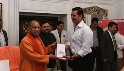 Akshay Kumar meets Uttar Pradesh CM Yogi Adityanath in Mumbai, see pics