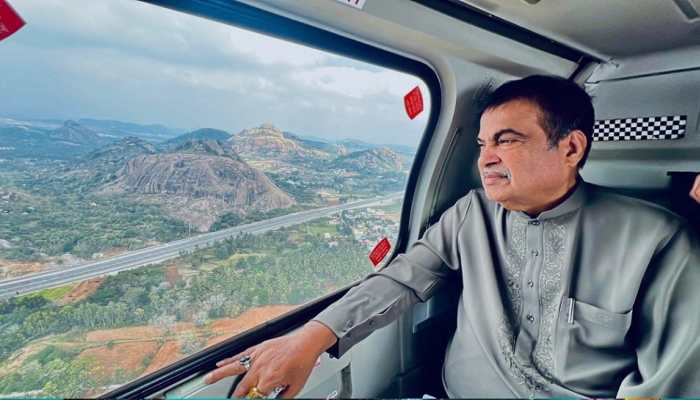 Nitin Gadkari inspects progress of Bengaluru-Chennai Expressway, to be ready by 2024