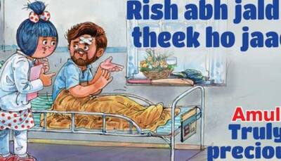 ‘Rish abh jald hi thik ho jao’, Amul wishes for speedy recovery of Rishabh Pant with truly precious doodle