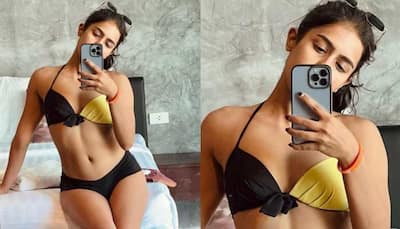 Kannada actress Samyukta Hegde STUNS in a two-piece bikini while enjoying her solo vacation- Watch