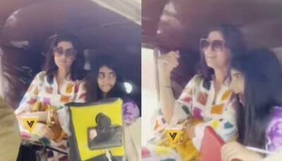 Twinkle Khanna enjoys auto ride with daughter Nitara, REVEALS her friends called her ‘Rickshaw Rani’- Watch 