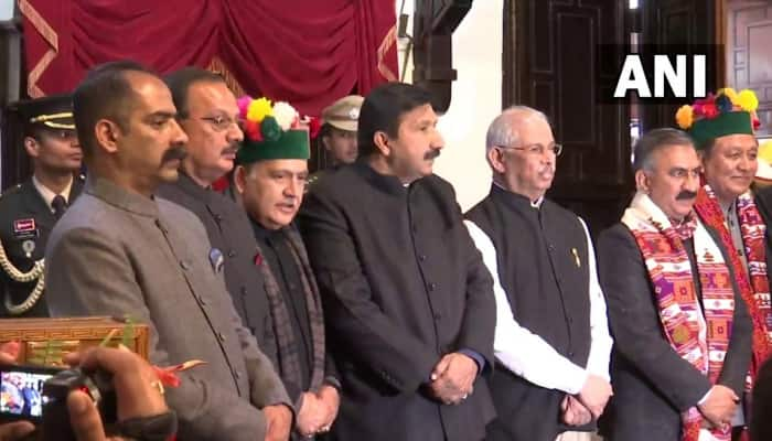 Himachal CM Sukhu expands his cabinet, Vikramaditya Singh, Dhani Ram Shandil among 7 inducted