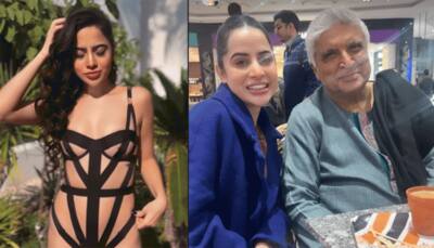 Urfi Javed bumps into legendry lyricist Javed Akhtar, jokes about meeting her 'grandfather'