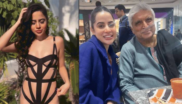 Urfi Javed bumps into legendry lyricist Javed Akhtar, jokes about meeting her 'grandfather'