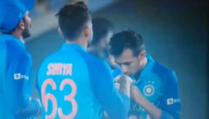WATCH: Yuzvendra Chahal kisses Suryakumar Yadav&#039;s hand after India win T20I series against Sri Lanka, video goes viral