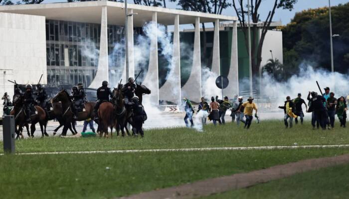 Ex-Brazil President Bolsonaro's supporters invade presidential palace, Congress, Supreme Court