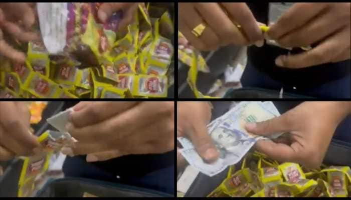 &#039;Impressive packaging&#039;: Internet reacts after man caught with currency notes worth Rs 32 lakh hidden inside Gutka pouches in Kolkata- WATCH