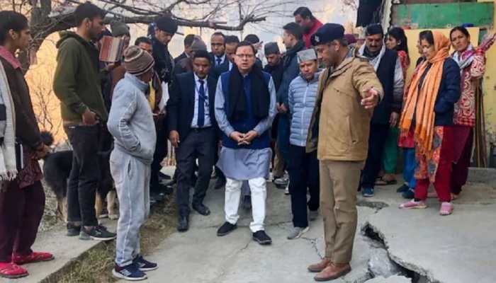 Joshimath is sinking: Officials from Centre meet Uttarakhand CM Pushkar Singh Dhami to assess situation