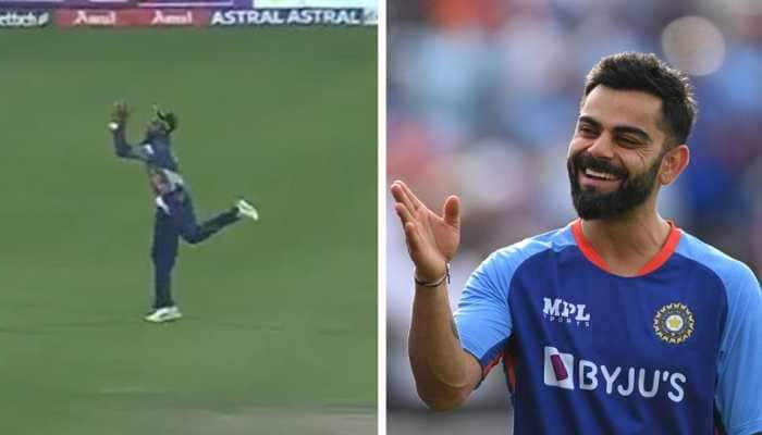 You can just thank...: Virat Kohli reacts as Sri Lanka drop two catches to help him reach 45th ODI century - Watch  