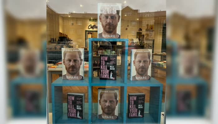 UK bookshop displays Prince Harry&#039;s &#039;Spare&#039; next to &#039;How to kill your family&#039; novel, photo goes viral