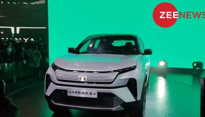 2023 Auto Expo: Tata Harrier EV revealed with AWD layout, design paves path for FACELIFTED model