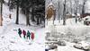 snow in kashmir