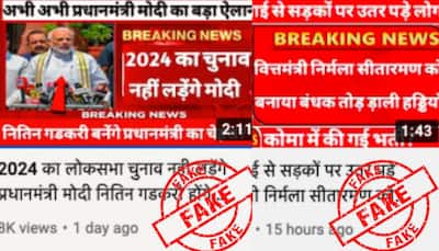 India cracks down on six YouTube channels spreading fake news about PM Modi, union ministers, elections
