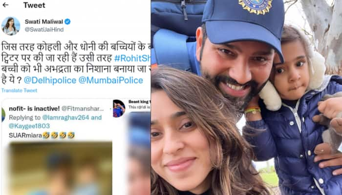 &#039;Rohit Sharma ki patni aur bachhi ko bhi...&#039;: DCW chief shares screenshot of abusive comments made on Team India captain&#039;s wife and daughter, Read Here