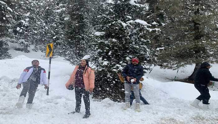 Kashmir receives fresh snowfall; Gulmarg, Pahalgam packed with tourists