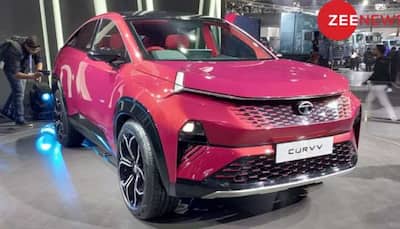 Tata Curvv coupe SUV showcased in near-production guise at Auto Expo 2023: Watch video