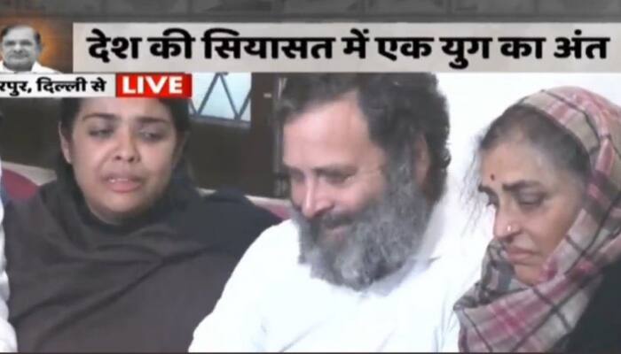 'Not how a Tapasvi would behave': BJP mocks Rahul Gandhi for smiling while consoling Sharad Yadav's family