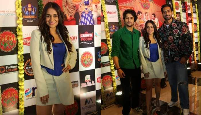 &#039;Shubh Nikah&#039; song launch: Aksha Pardasany makes a spectacular entry to the event, check out pics