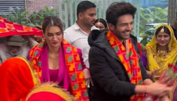 'Shehzada' team Kartik Aaryan, Kriti Sanon celebrate their first Lohri in Punjab- Pics