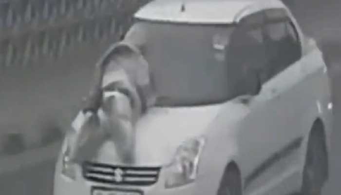 Delhi Road Rage: Man dragged on car’s bonnet in Rajouri Garden area, 1 arrested- Watch
