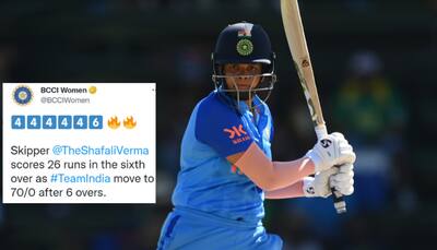 WATCH: Shafali Verma SMASHES 5 fours, 1 six to collect 26 from an over vs South Africa in ICC Women's U19 World Cup 2023