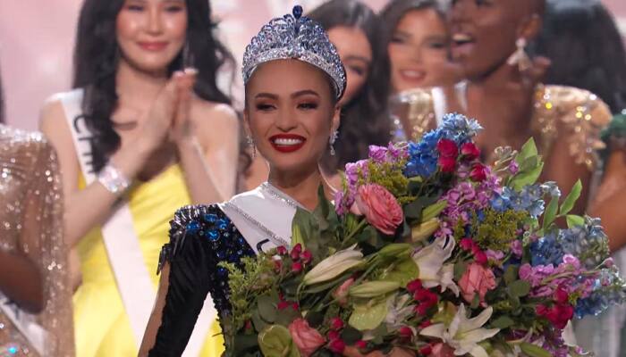 R&#039;Bonney Gabriel of the USA crowned Miss Universe 2022