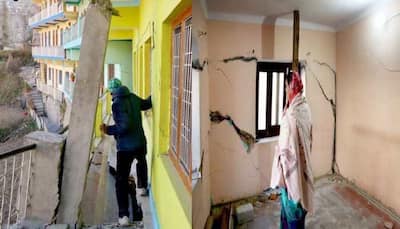 Joshimath Crisis: Two more hotels lean towards each other in sinking land; cracks widen at many places