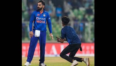 India vs Sri Lanka 3rd ODI: Pitch invader touches Virat Kohli’s feet in Thiruvananthapuram, check PIC