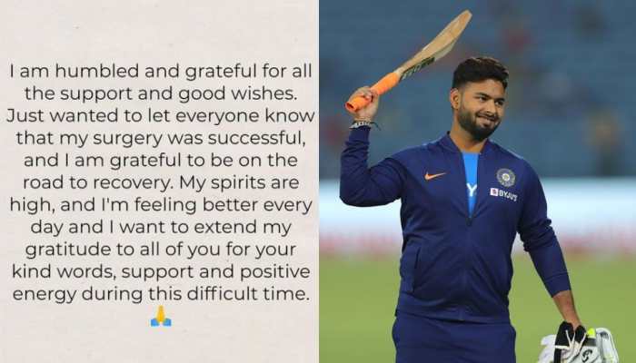 Rishabh Pant Injury Update: India wicketkeeper-batsman gives BIG update, posts THIS first time after car crash - Check 