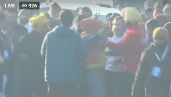 Bharat Jodo Yatra: Man tries to hug Rahul Gandhi, pulled away by workers; cops say 'no security breach' - Watch