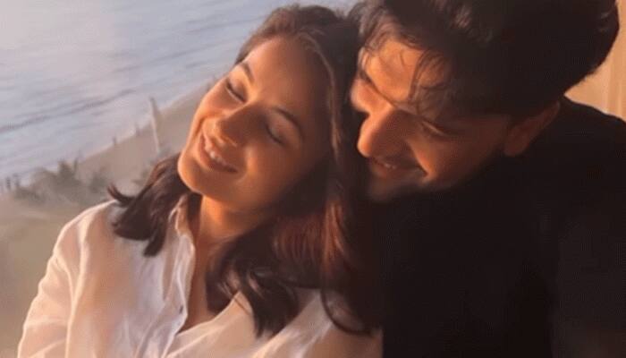 Guru Randhawa shares cosy video with Shehnaaz Gill enjoying sunset, duo lean on each other