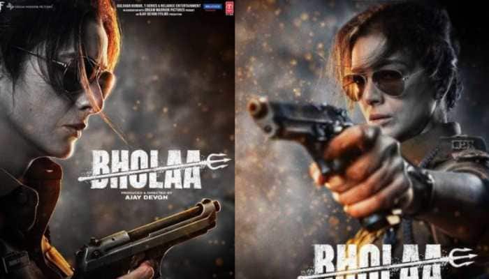 Tabu all set to return as a cop as Ajay Devgn unveils her first look from ‘Bholaa’- See Pic