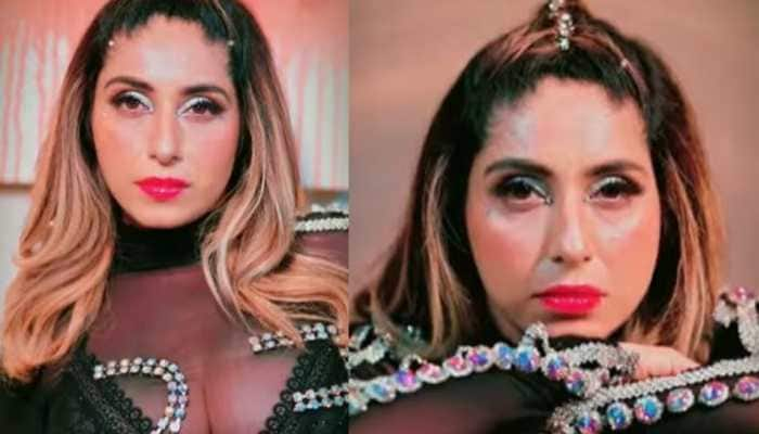 Neha Bhasin goes all glam and glitter in black net outfit in new reel, says, ‘Some girls dream of dolls, some of being a Diva’- Watch 